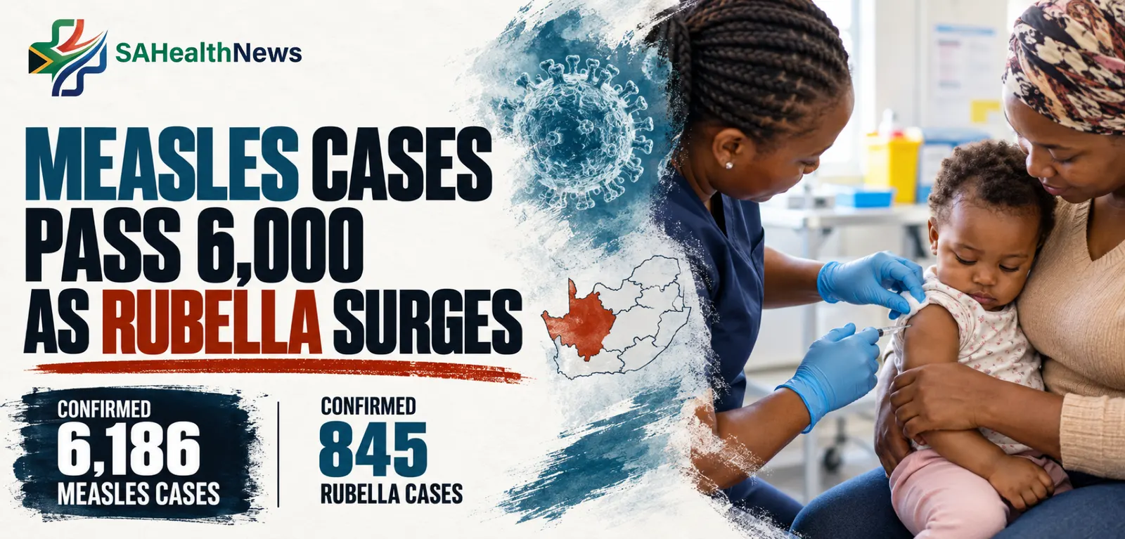 Measles cases pass 6,000 as rubella jumps by 250 in a single week's report