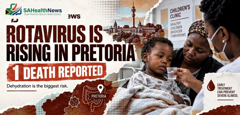 Rotavirus cases are climbing sharply in Pretoria — and one child has died