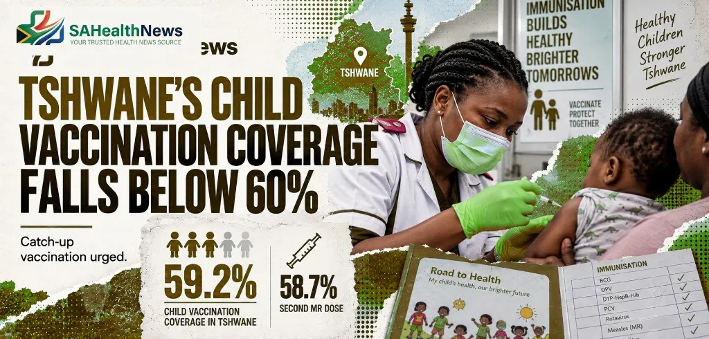 Tshwane’s childhood vaccination coverage has fallen below 60%