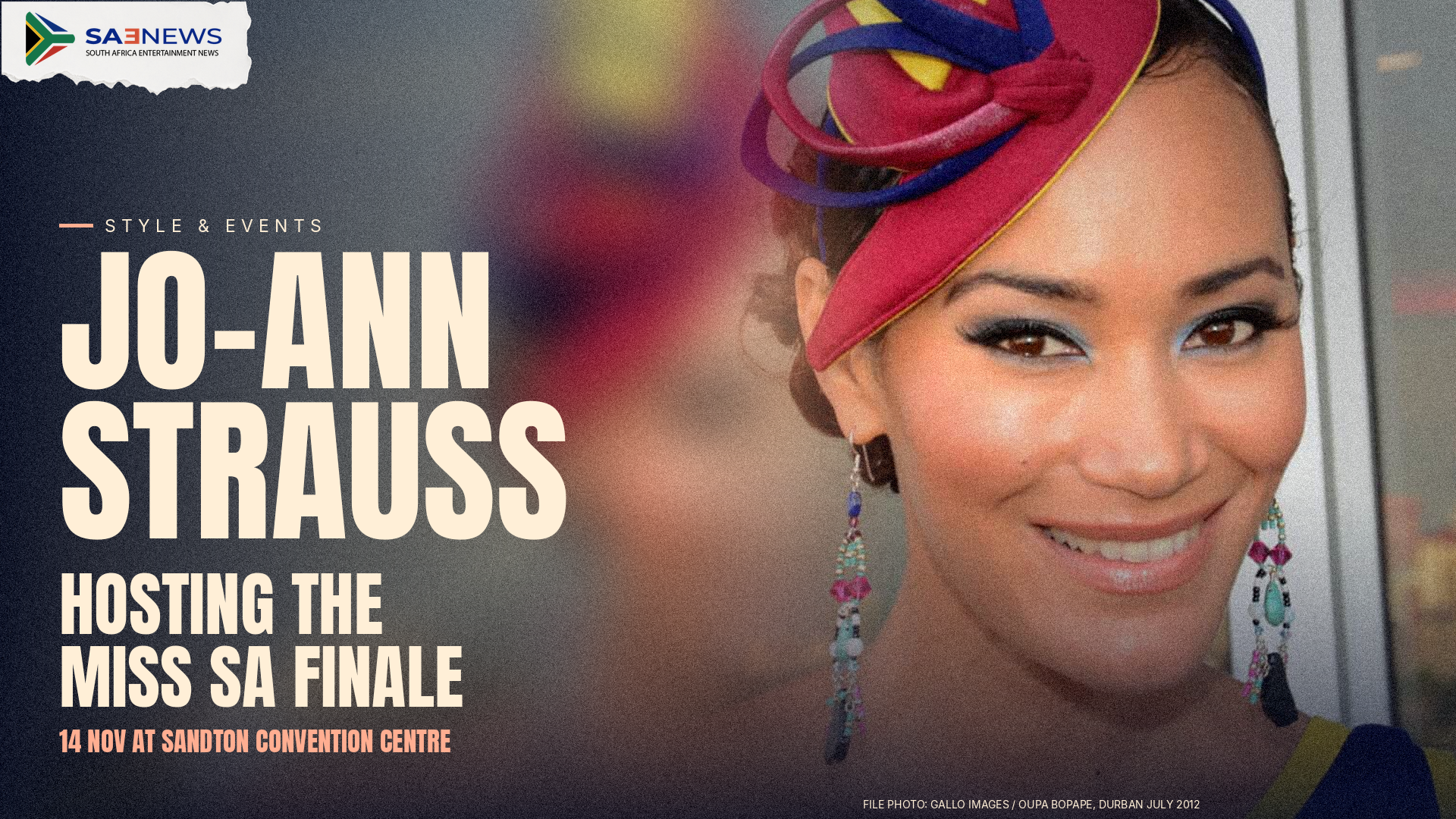 Jo-Ann Strauss to host the Miss South Africa 2026 finale in Sandton