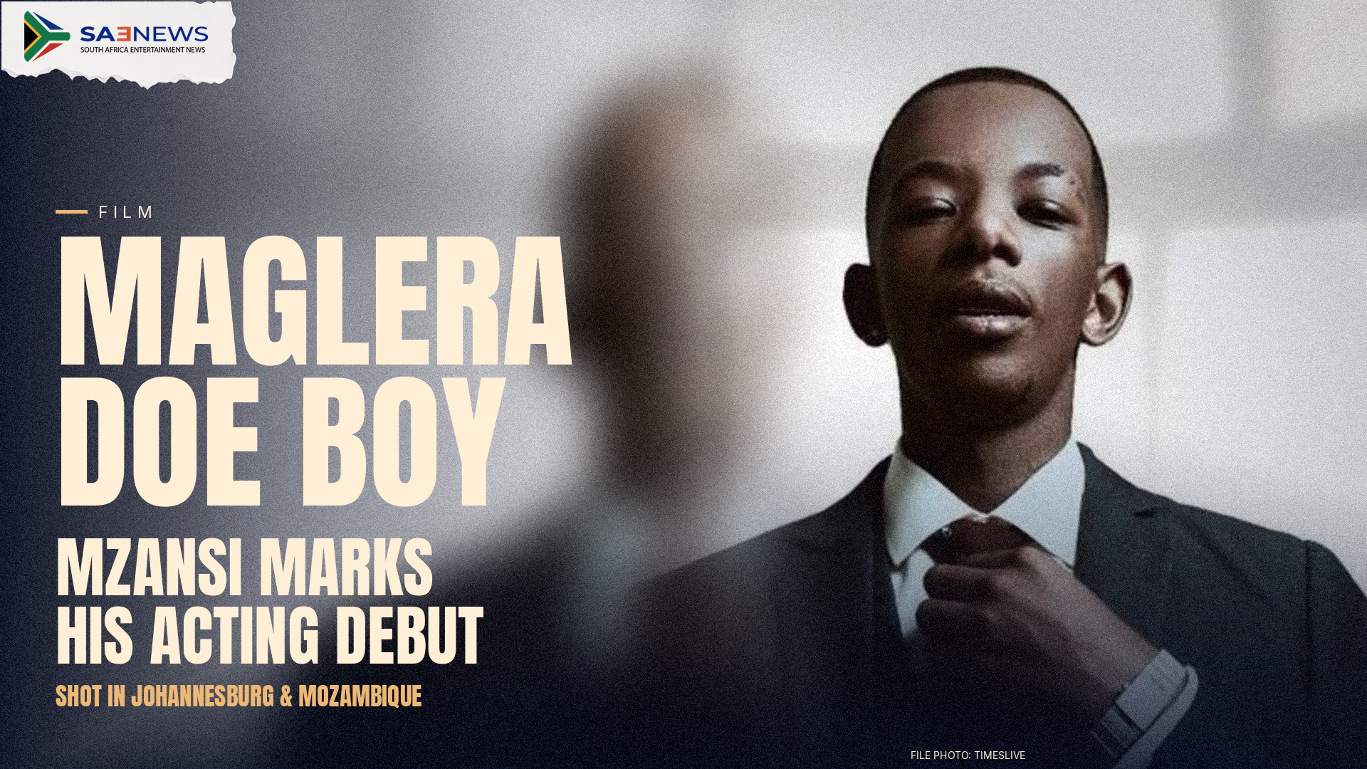 Maglera Doe Boy makes his acting debut in Mzansi, a two-part short film shot in Johannesburg and Mozambique