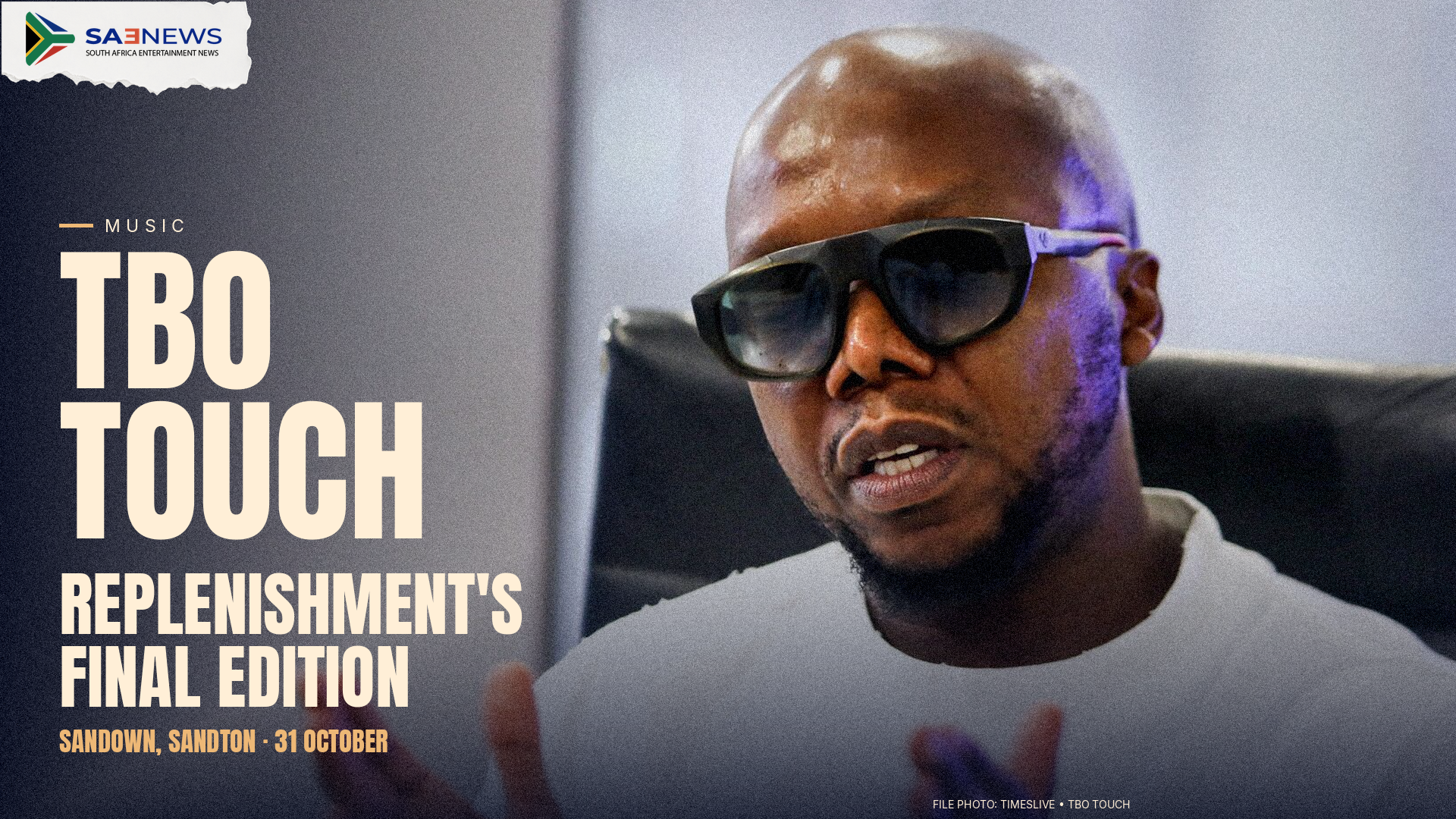 Tbo Touch says this year's Replenishment Concert in Sandton will be the last