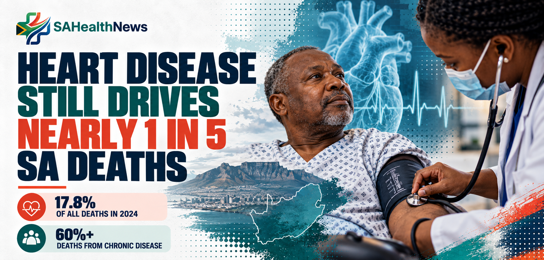 Heart disease still drives nearly one in five deaths in South Africa