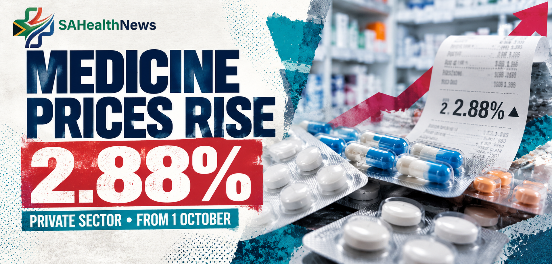 Medicine prices rise 2.88% as South Africa approves second increase for 2026